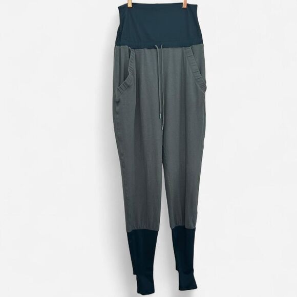 Free People FP Movement Teal “Meditate Me” Stirrup Harem Pants – Y2K Streetwear - Picture 3 of 8